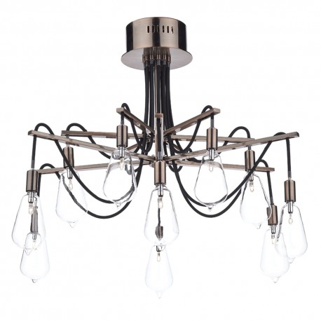 Scroll 10 Light Ceiling Pendant